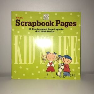 Kids life scrapbook pages